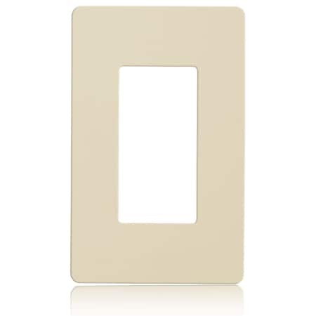 Faith 1-Gang Decorator Screwless Wall Plates Child Safe Outlet Covers, USB Receptacle, Ivory SWP1-IV-01